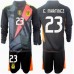 Argentina Emiliano Martinez #23 Brankářské Dětské Oblečení Domácí Dres Copa America 2024 Dlouhým Rukávem (+ trenýrky)